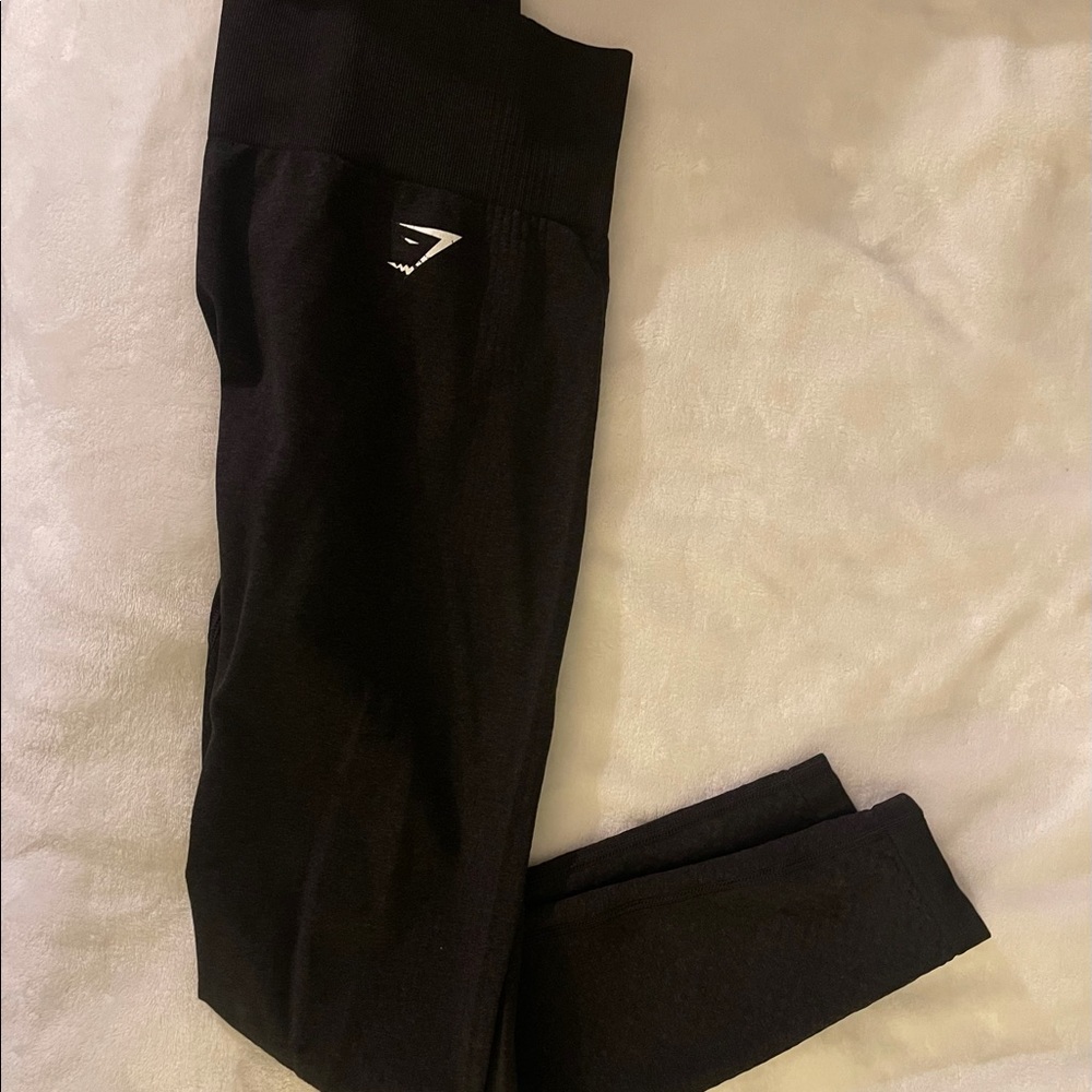 Gymshark large women’s leggings full length black seamless